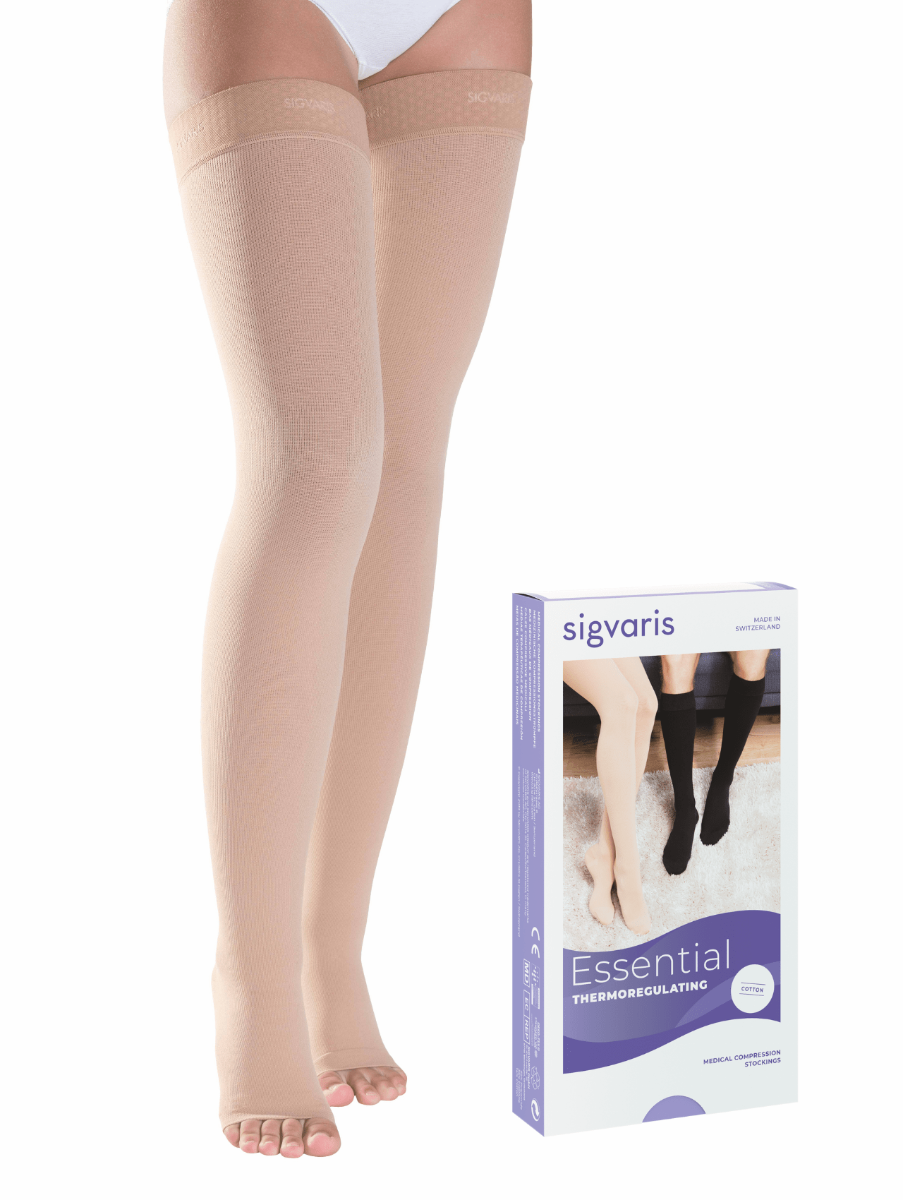 Buy FOWLNEST Cotton Medical Compression Stockings for Varicose