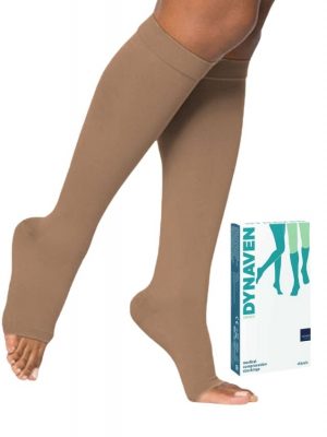 Generic 23_32mmHg Elastic Nursing Compression Stocking Unisex Class 2  Pressure Stockings Sleep Feet Varicos